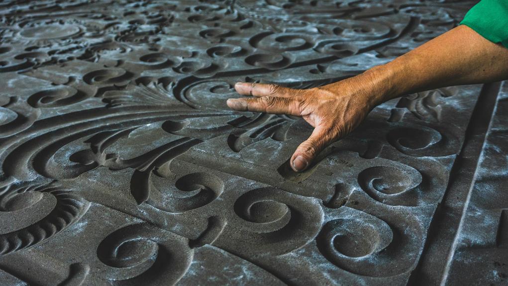 detailed ifugao woodcarvings art