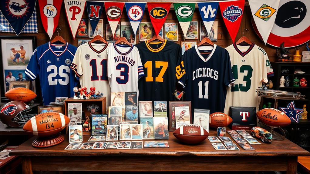 Sports collectible sold memorabilia