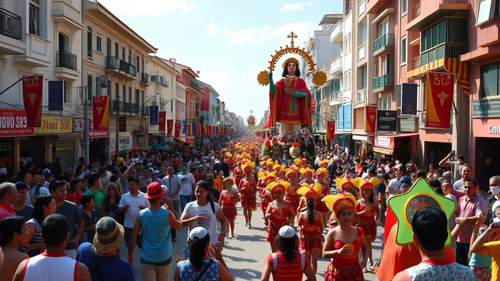 vibrant sinulog festival celebrations