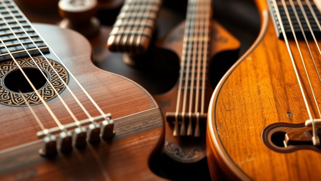 musical stringed instruments collection